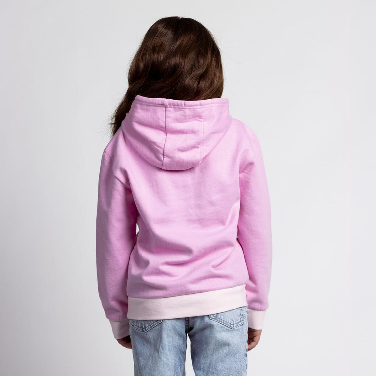 Hættetrøje til Børn Barbie Pink